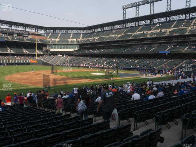 Coors Field - Section 142 Seat View