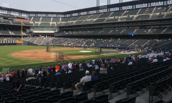 Coors Field - Section 143 Seat View
