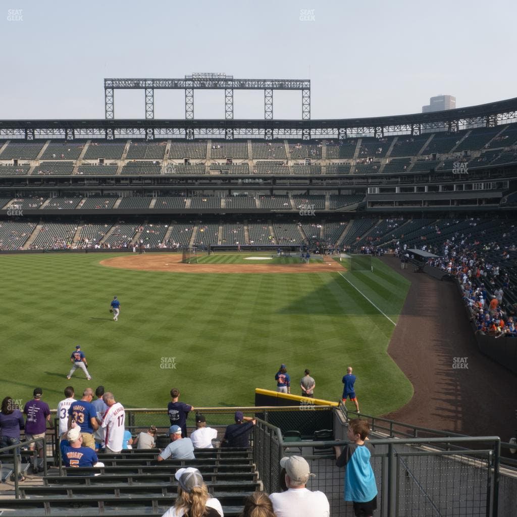 Coors Field - Section 151 Seat View