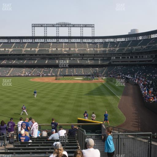 Coors Field - Section 151 Seat View