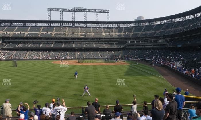 Coors Field - Section 152 Seat View