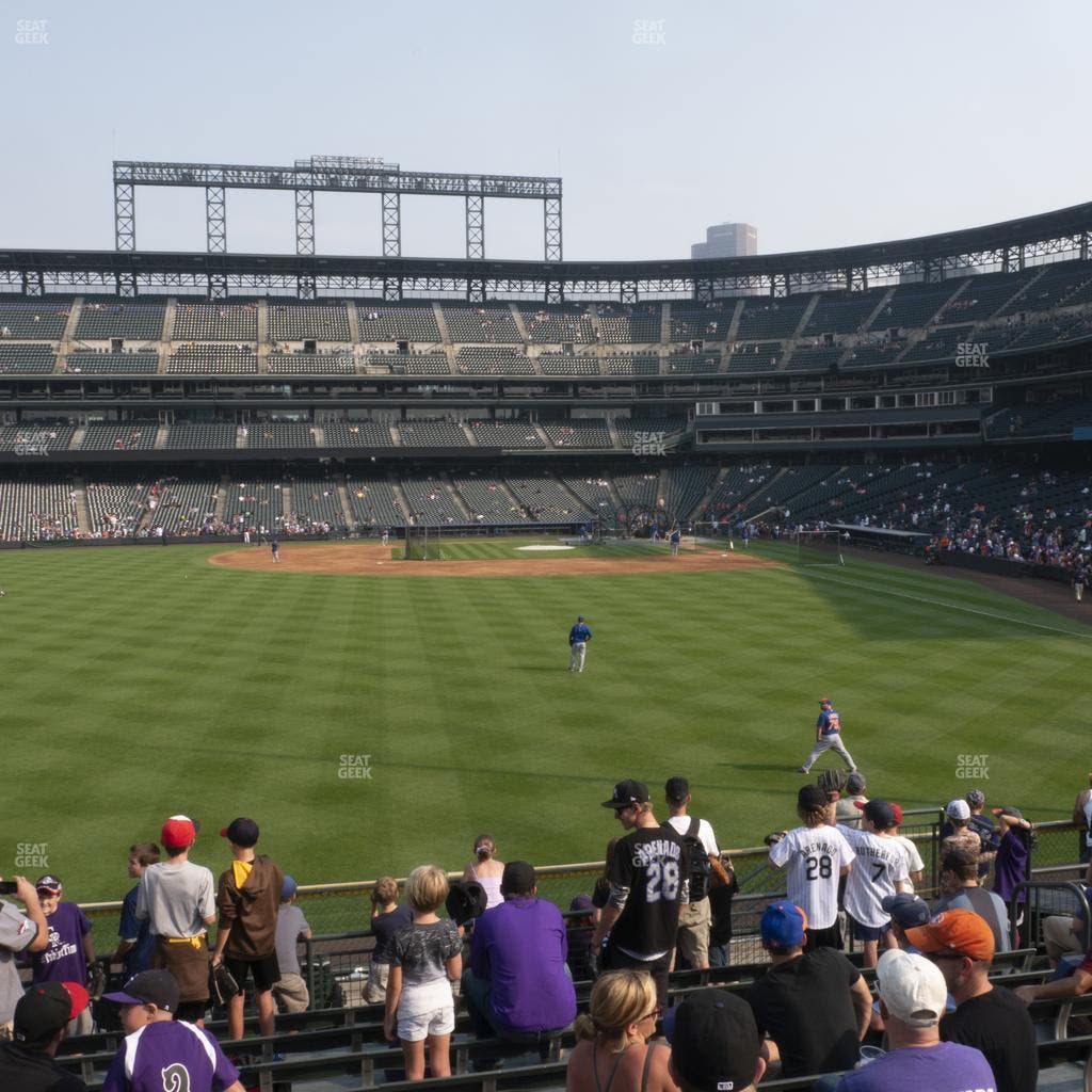 Coors Field - Section 153 Seat View