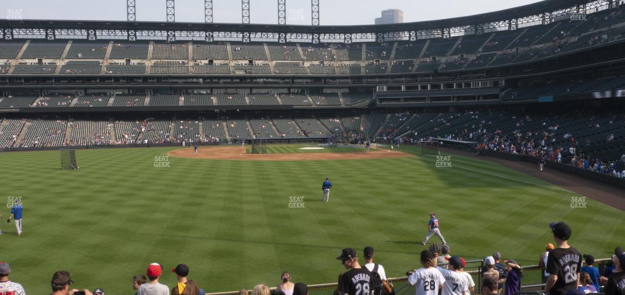 Coors Field - Section 153 Seat View