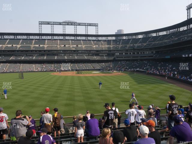Coors Field - Section 153 Seat View