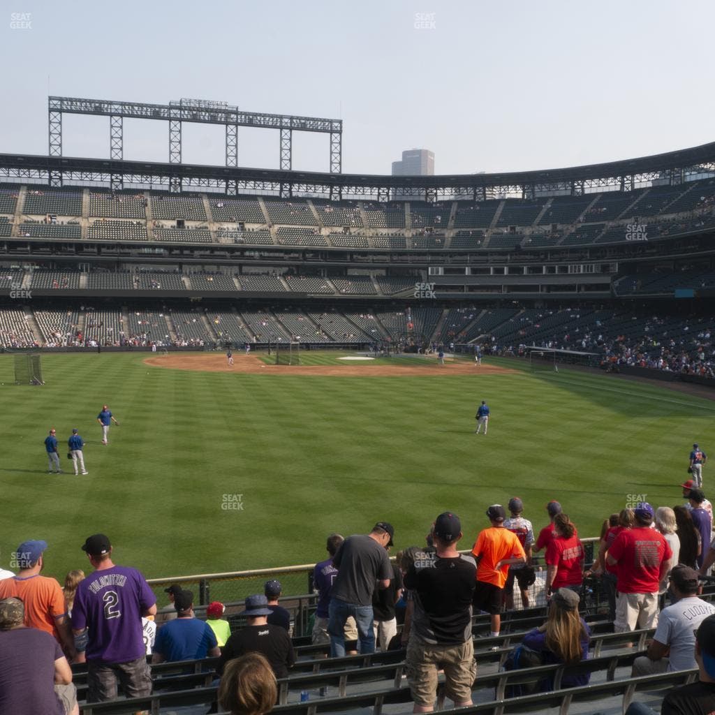 Coors Field - Section 154 Seat View