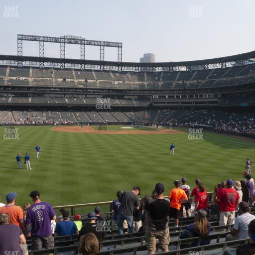 Coors Field - Section 154 Seat View