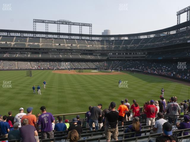 Coors Field - Section 154 Seat View