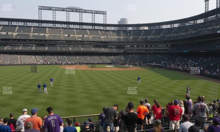 Coors Field - Section 154 Seat View