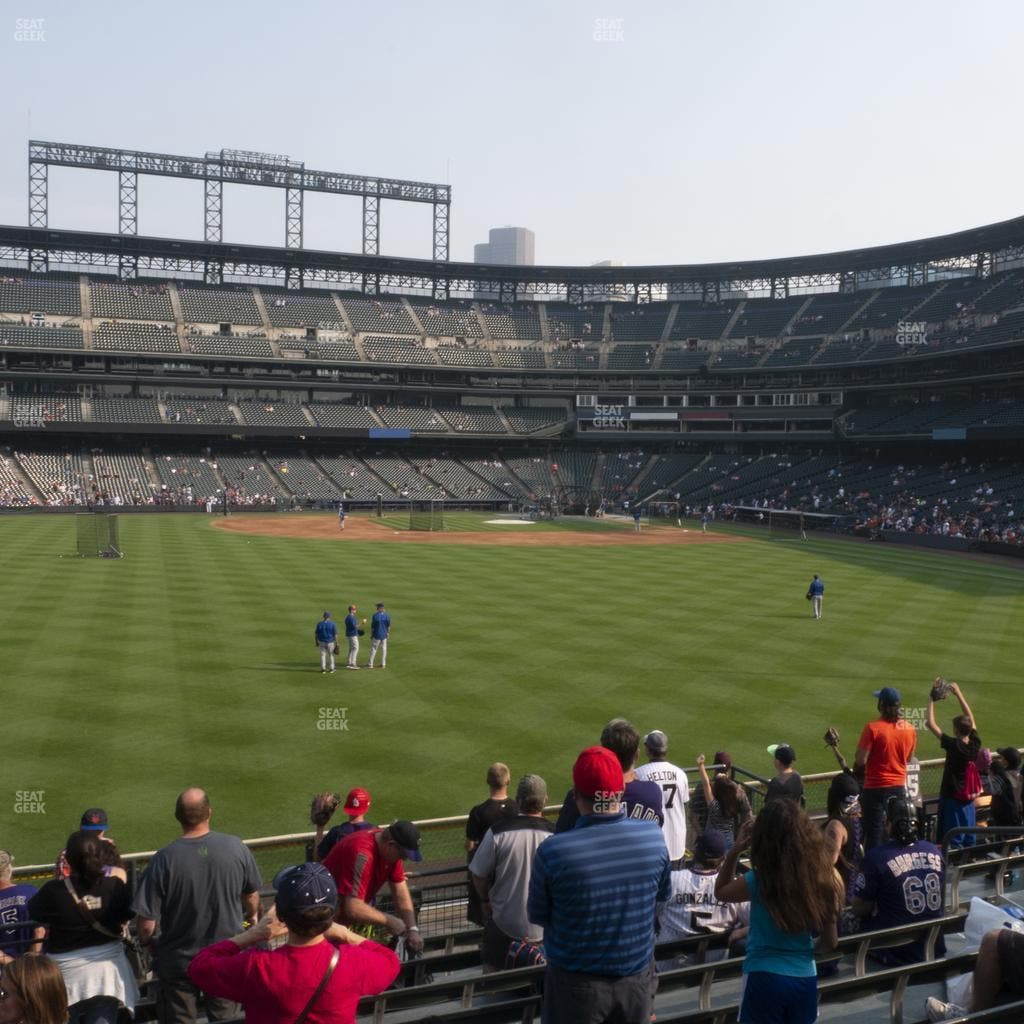 Coors Field - Section 155 Seat View