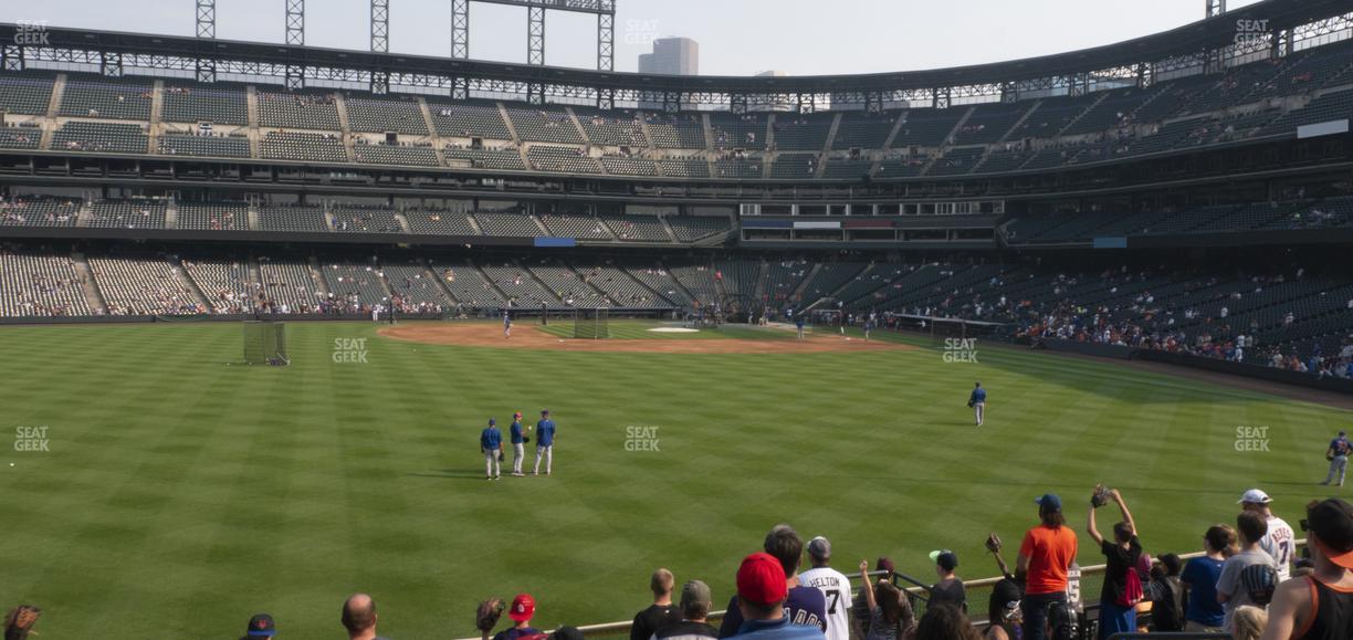 Coors Field - Section 155 Seat View