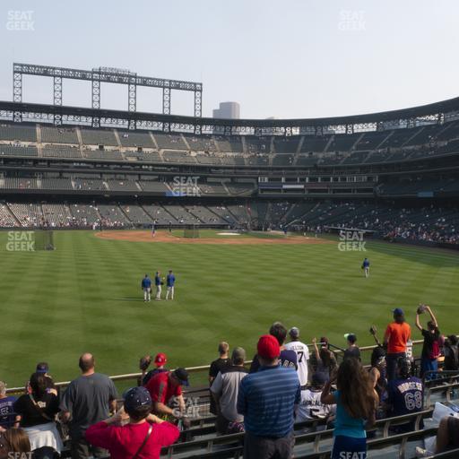Coors Field - Section 155 Seat View