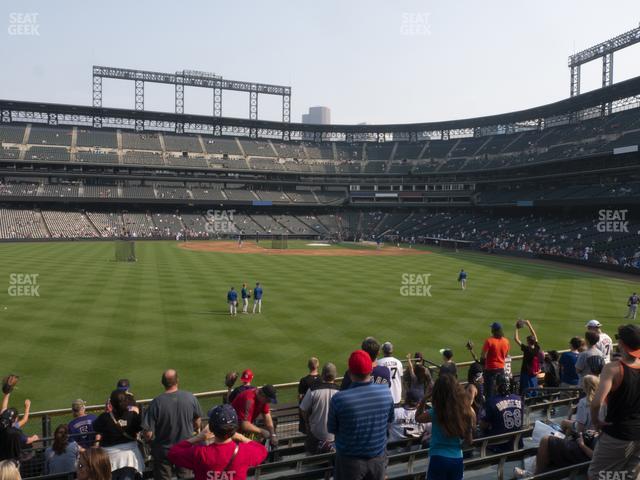 Coors Field - Section 155 Seat View