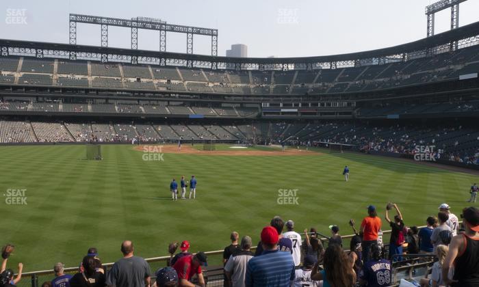 Coors Field - Section 155 Seat View