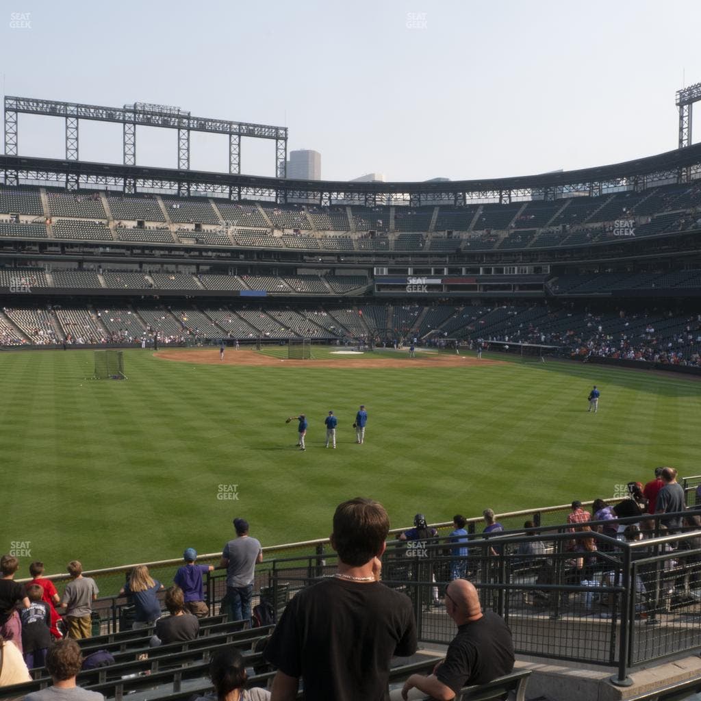 Coors Field - Section 156 Seat View