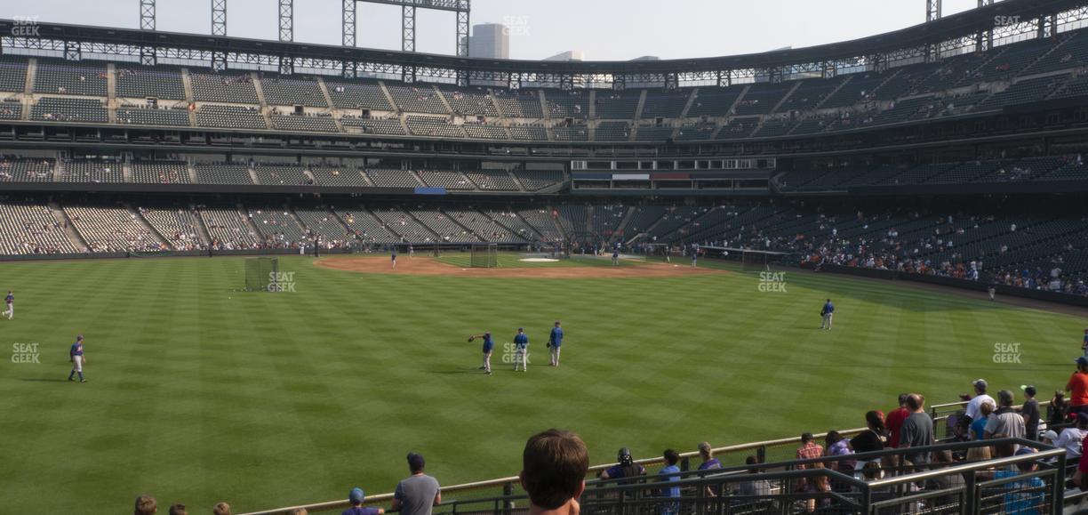 Coors Field - Section 156 Seat View