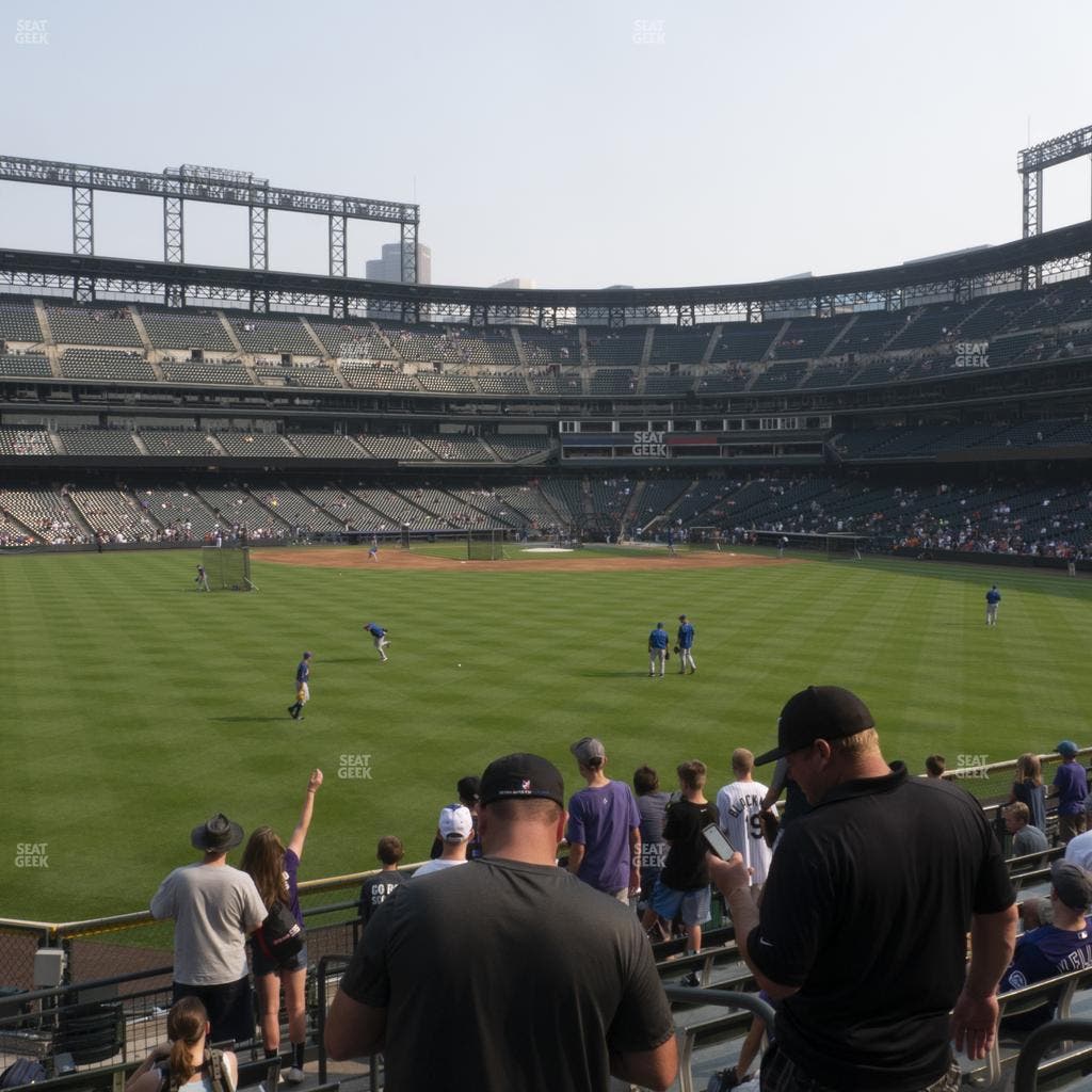 Coors Field - Section 157 Seat View