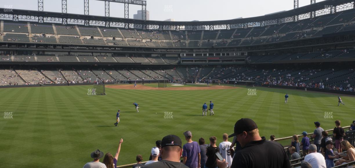 Coors Field - Section 157 Seat View