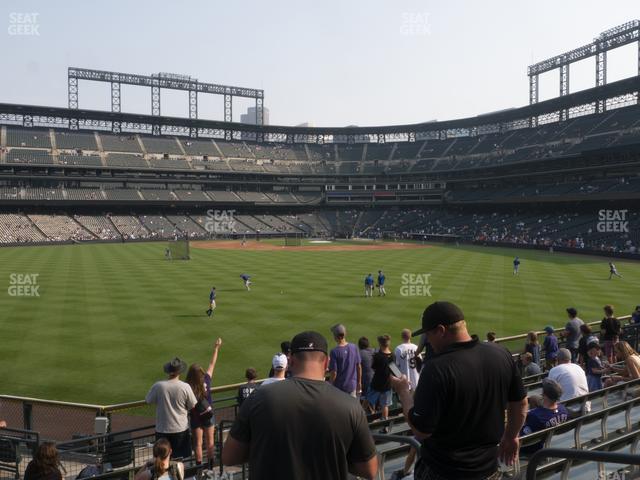 Coors Field - Section 157 Seat View