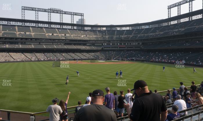 Coors Field - Section 157 Seat View