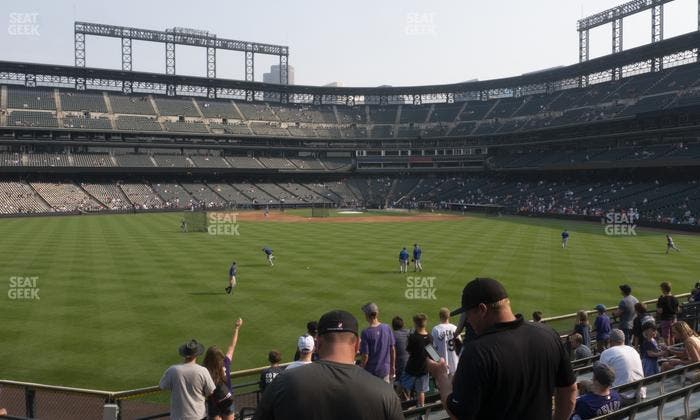 Coors Field - Section 157 Seat View