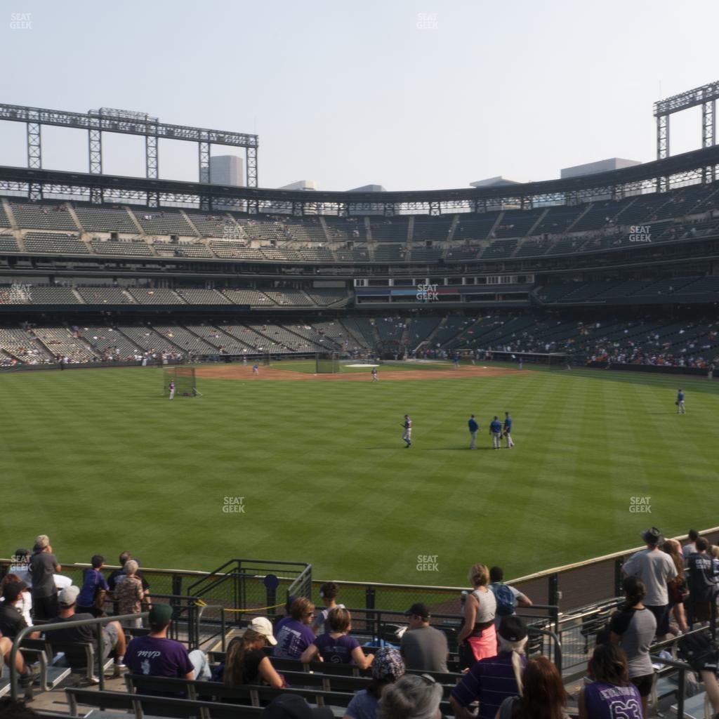 Coors Field - Section 158 Seat View