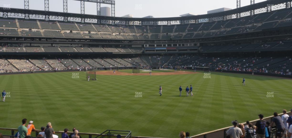 Coors Field - Section 158 Seat View