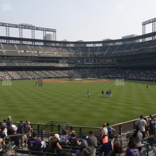 Coors Field - Section 158 Seat View