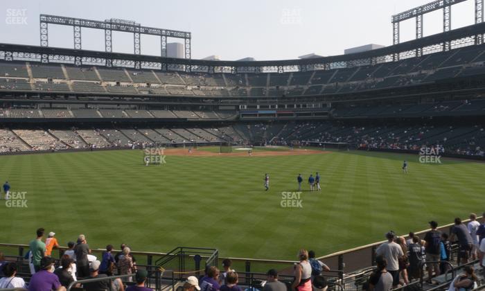 Coors Field - Section 158 Seat View