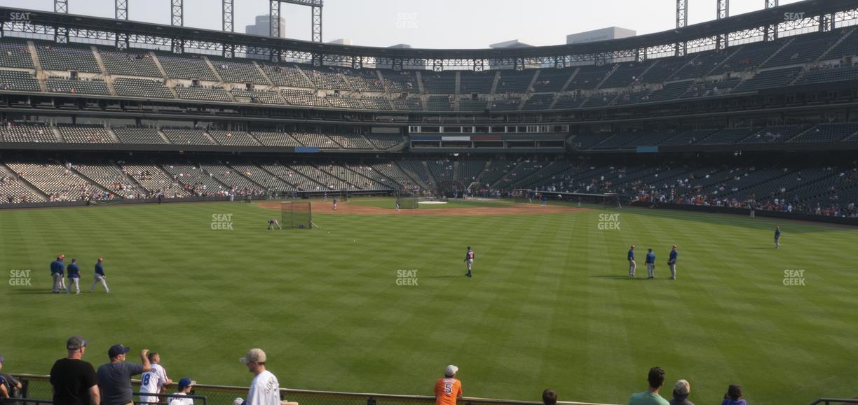 Coors Field - Section 159 Seat View