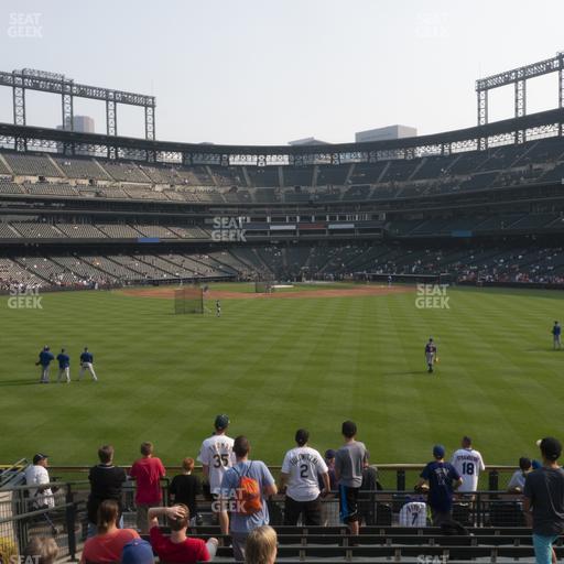 Coors Field - Section 160 Seat View