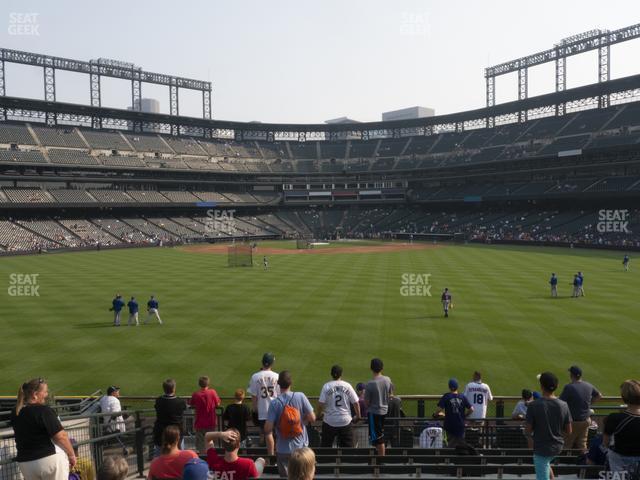 Coors Field - Section 160 Seat View