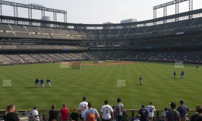 Coors Field - Section 160 Seat View