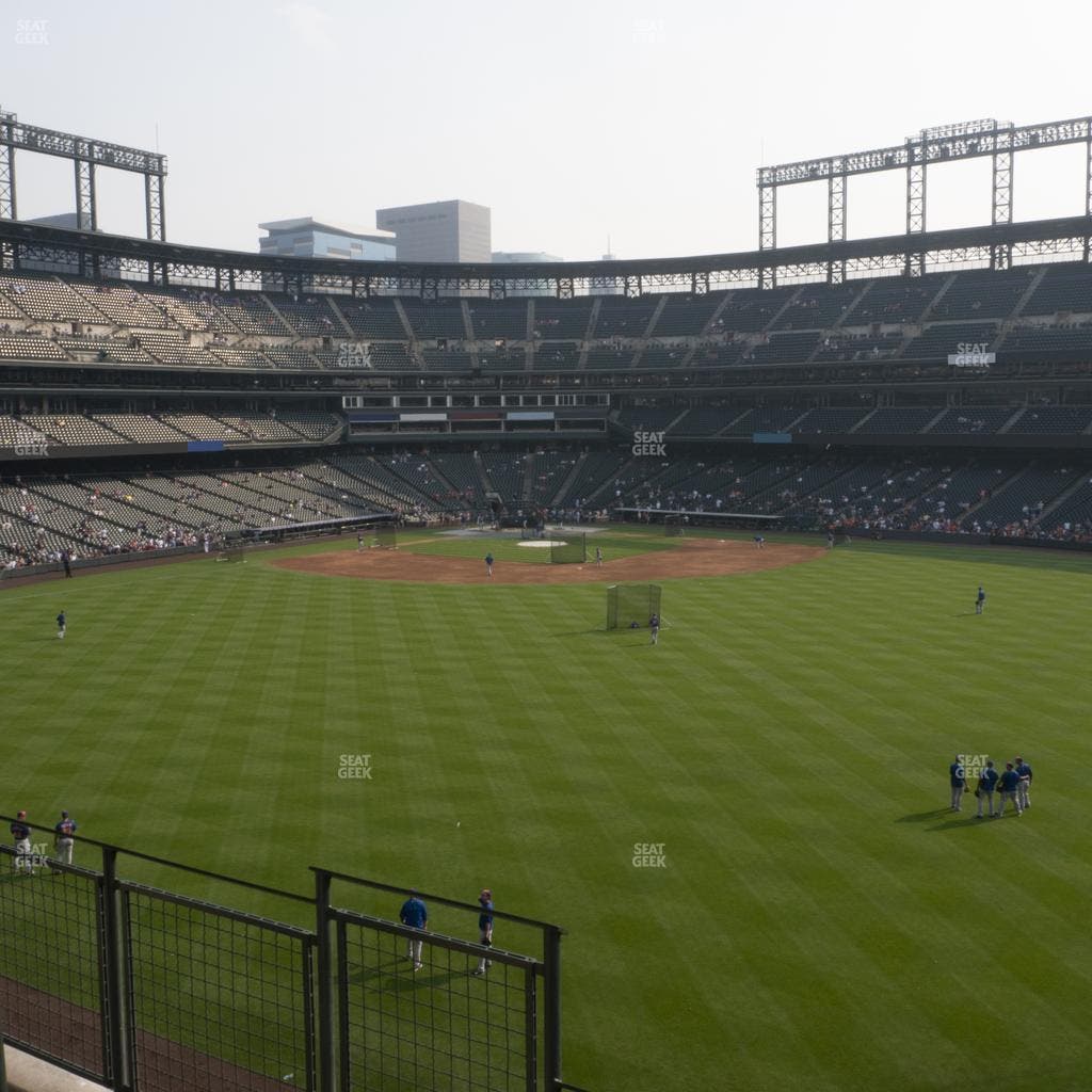 Coors Field - Section 201 Seat View