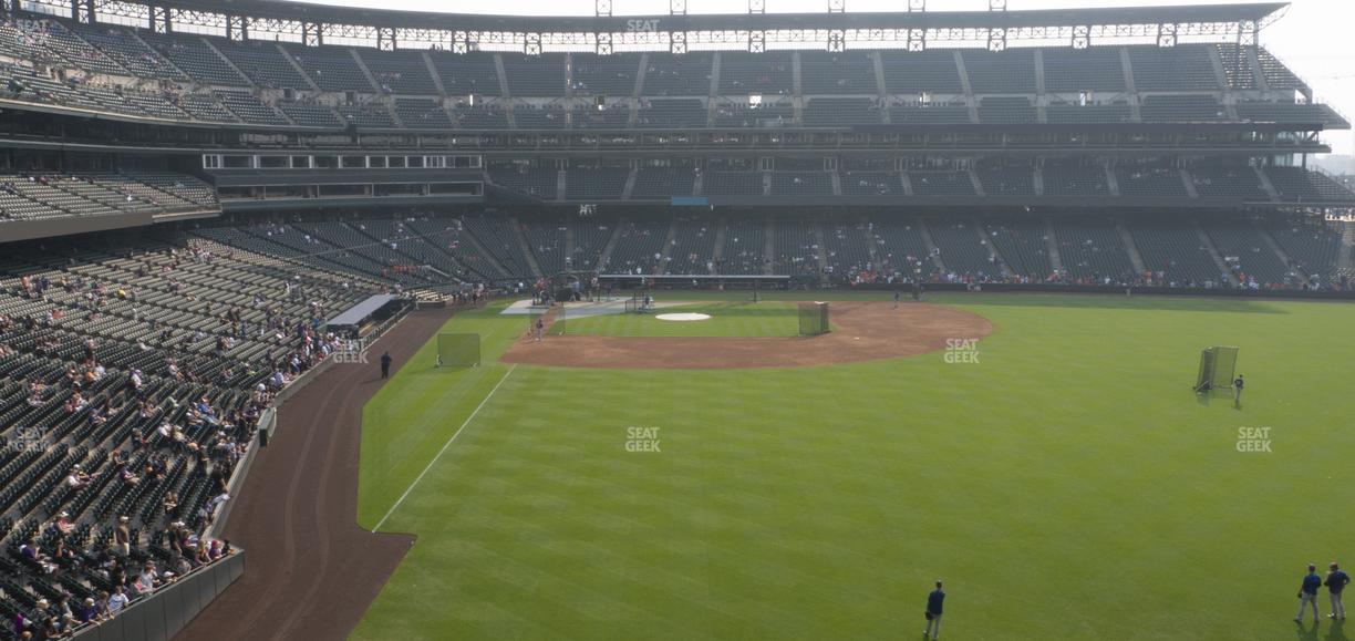 Coors Field - Section 207 Seat View
