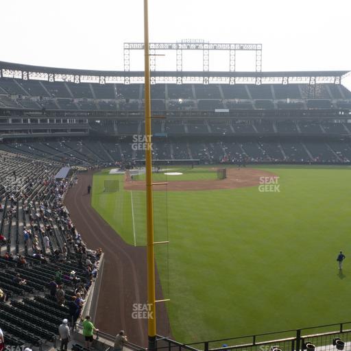 Coors Field - Section 208 Seat View