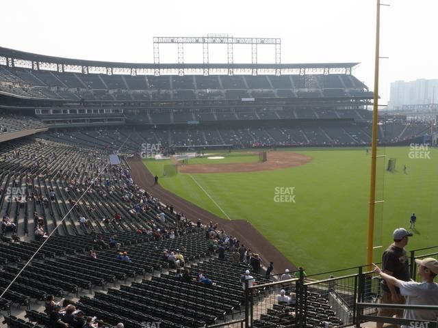 Coors Field - Section 209 Seat View