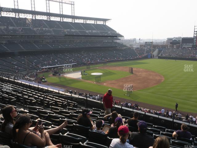 Coors Field - Section 218 Seat View