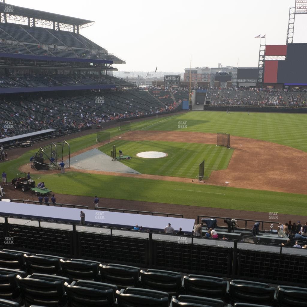 Coors Field - Section 222 Seat View