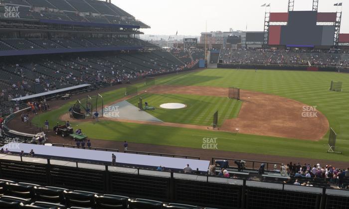 Coors Field - Section 222 Seat View