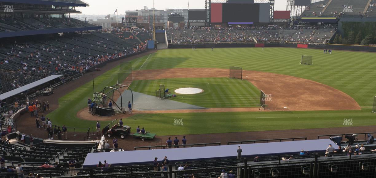 Coors Field - Section 225 Seat View