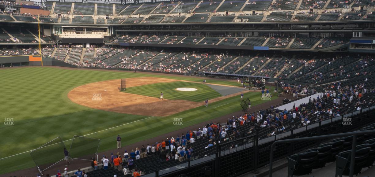 Coors Field - Section 245 Seat View