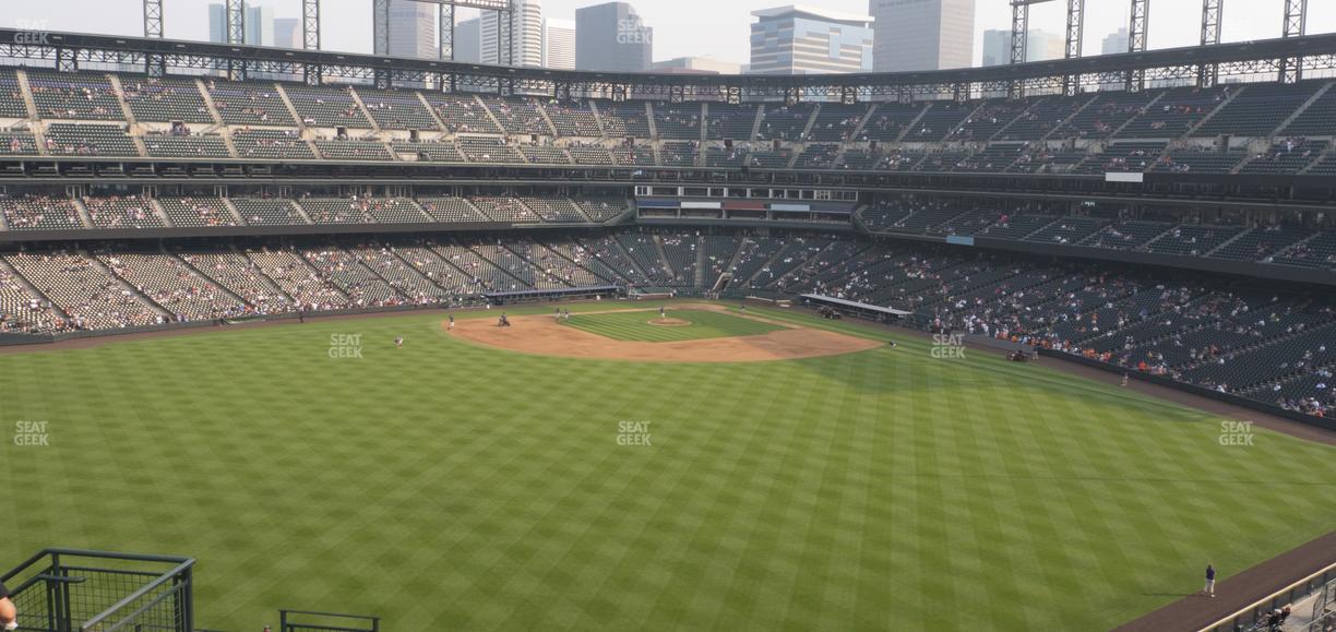 Coors Field - Section 401 Seat View