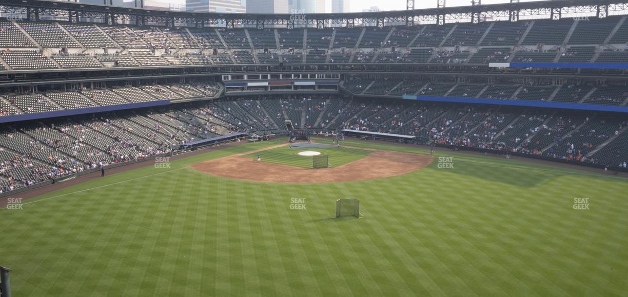 Coors Field - Section Lower 301 Seat View