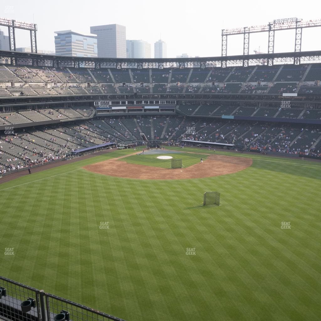 Coors Field - Section Lower 302 Seat View