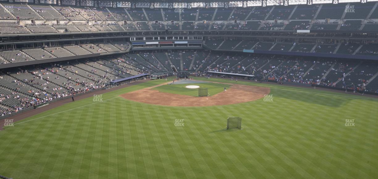 Coors Field - Section Lower 302 Seat View