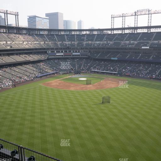 Coors Field - Section Lower 302 Seat View