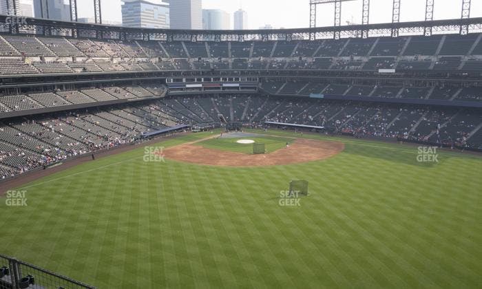 Coors Field - Section Lower 302 Seat View