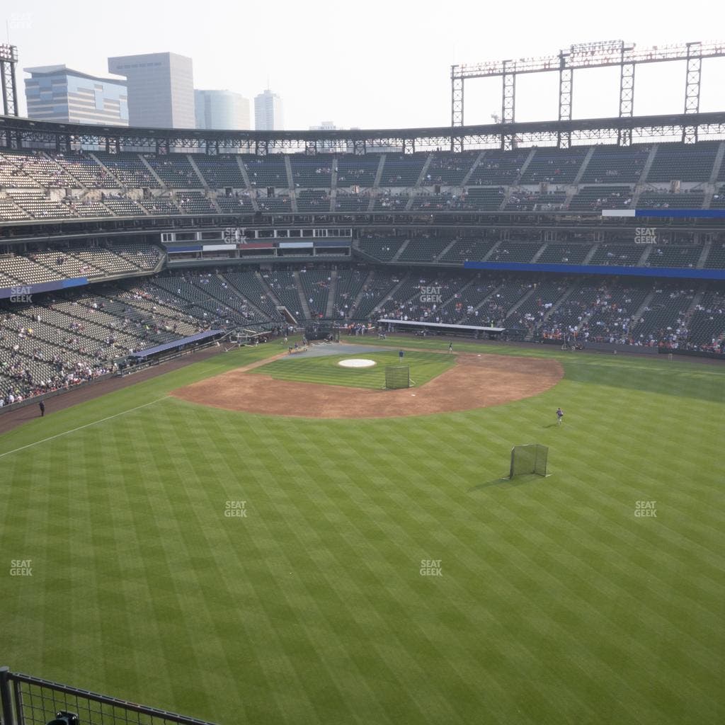 Coors Field - Section Lower 303 Seat View