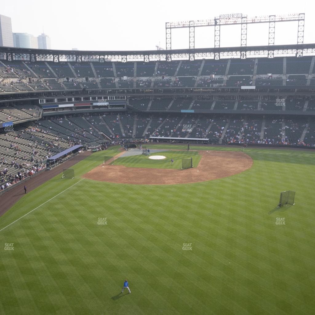 Coors Field - Section Lower 305 Seat View