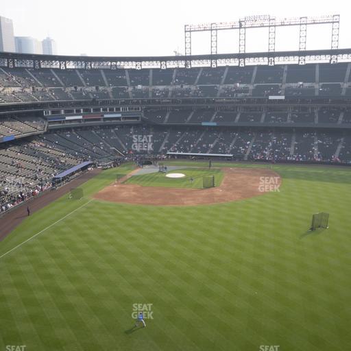 Coors Field - Section Lower 305 Seat View